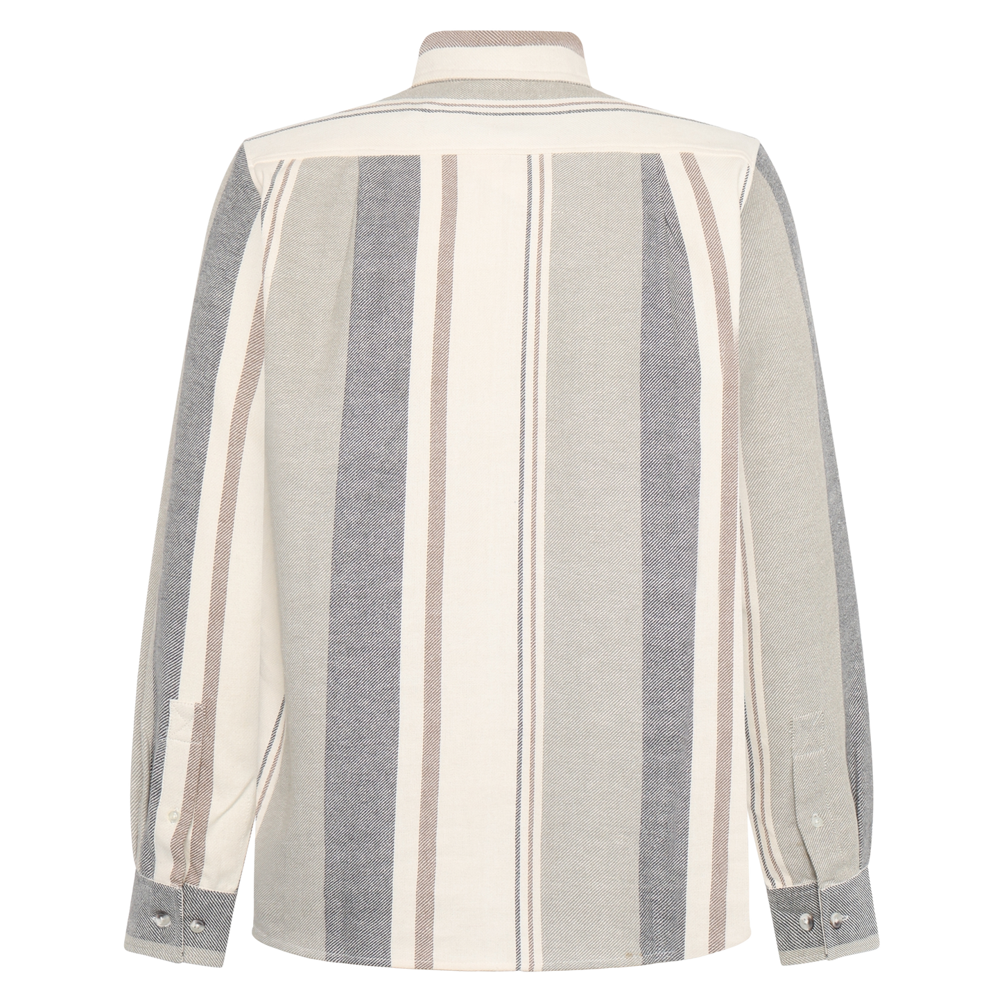 BoulderSi V-Stripe L/S Shirts - Brown Otter