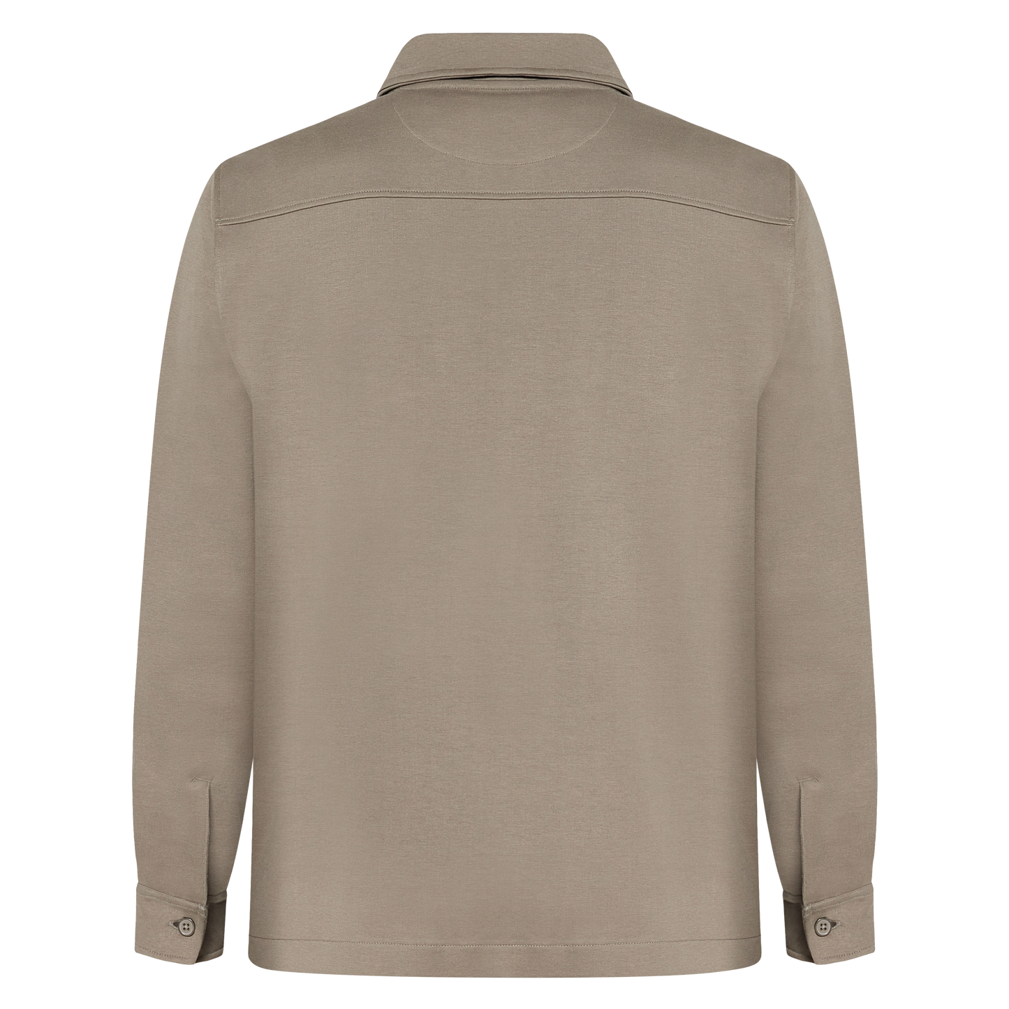 BertleSi Zip Overshirt Sweatshirt - Smokey Olive