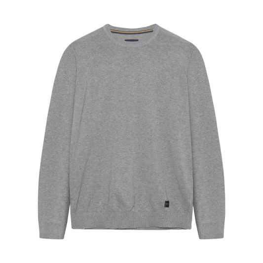 ViceSi Crew + Knit - Mid Grey Melange