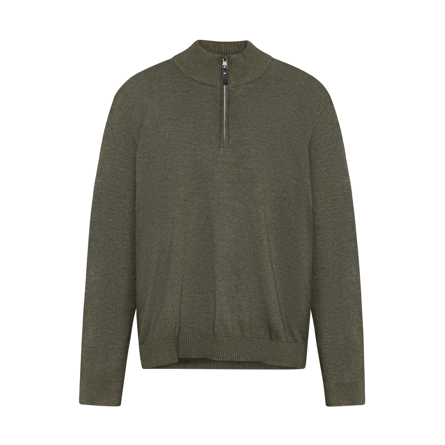 KlausSI Halfzip + Knit - Full Green Melange