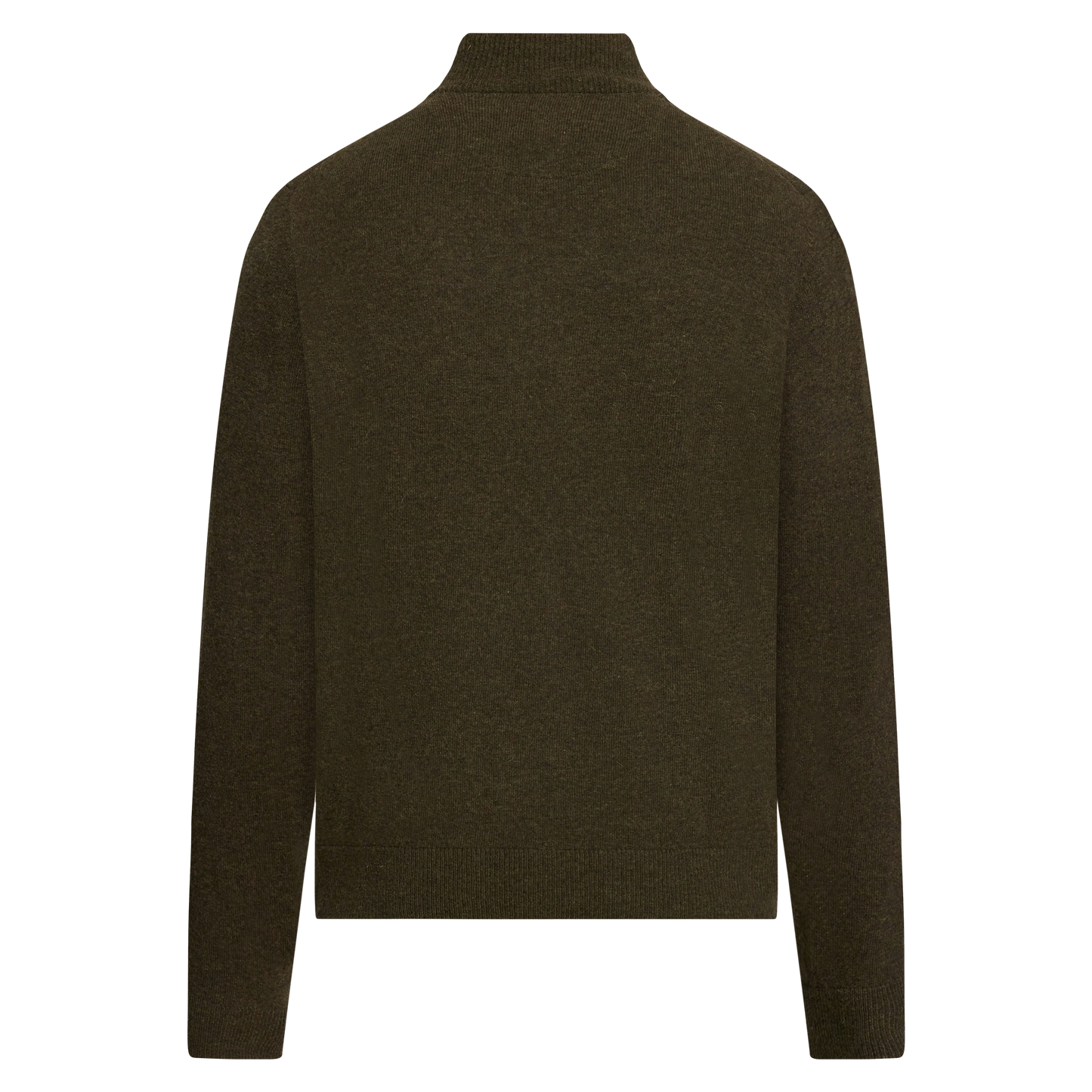 RobertSI Half Zip + Knit - Beluga green melange