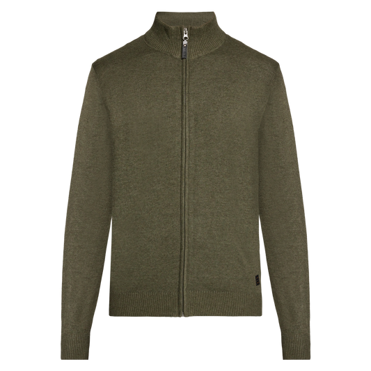 KeanSI Cardigan + Knit - Full Green Melange