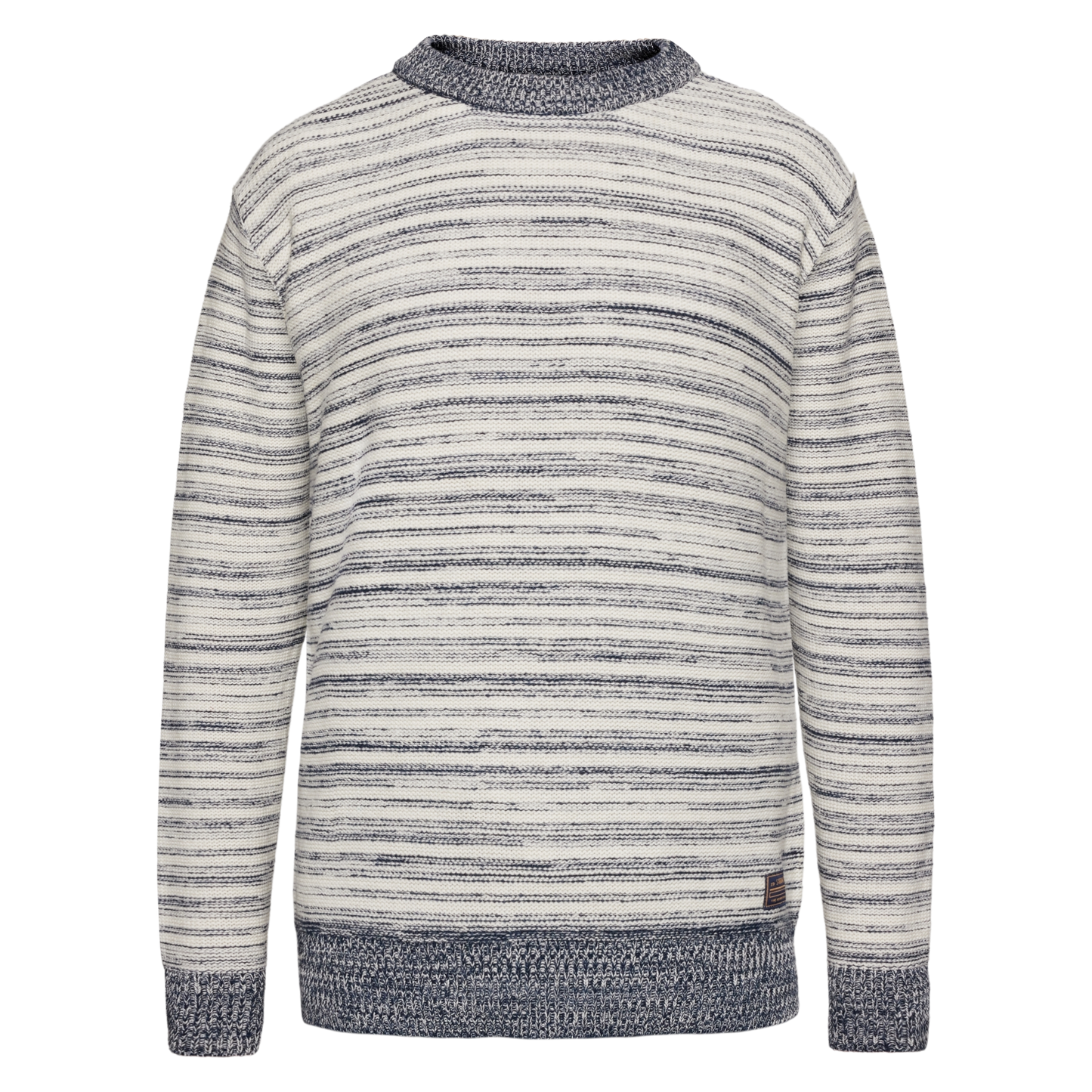 UsherSi  Reversed Striped Knit - Deep Marine