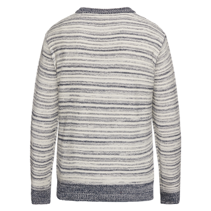 UsherSi  Reversed Striped Knit - Deep Marine