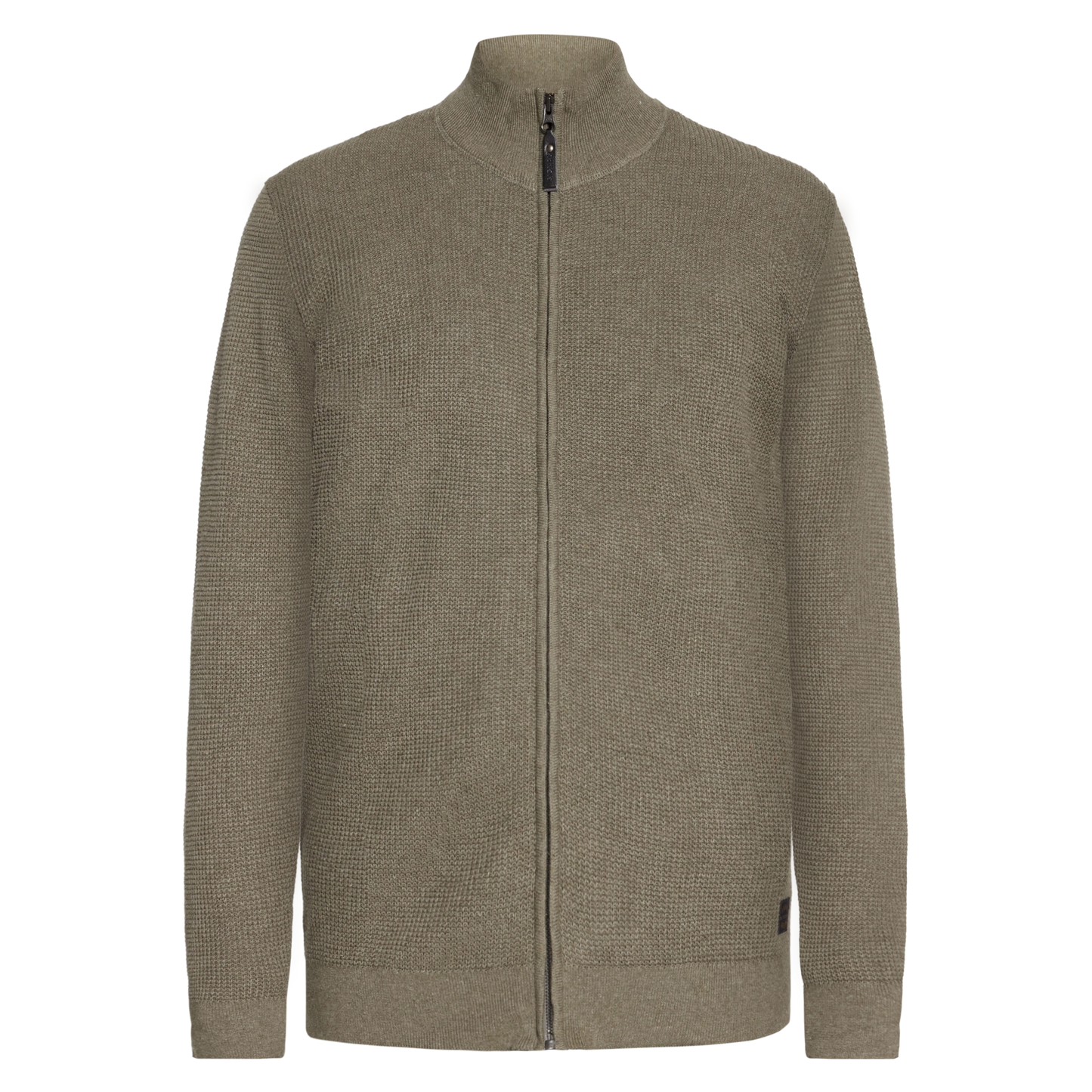 KaiSi Structure Cardigan+ Knit - Green Kalamata Melange