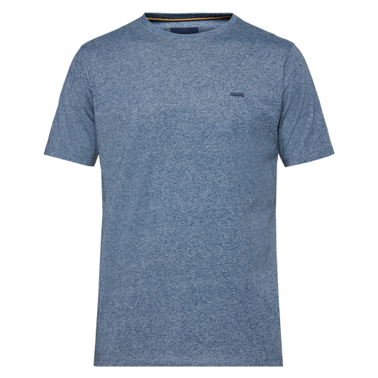 EltonSi Moliner Logo tee T-shir/Top - Blue Largo