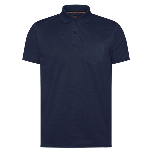 ThomasSI Pocket Tech Polo - Deep Marine
