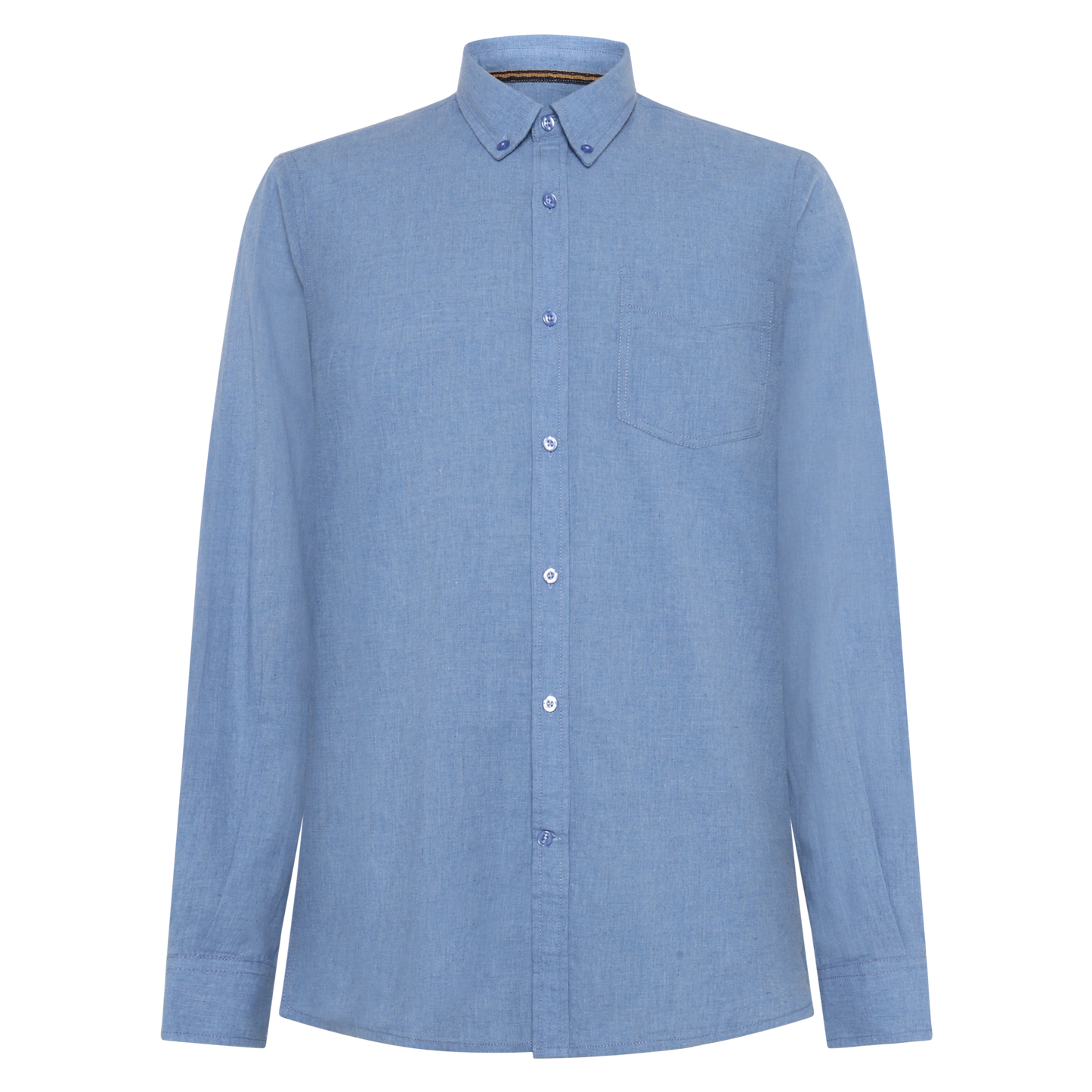BendixSi Flannel L/S Shirts - Blue Largo Melange