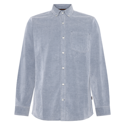 BobbySi Cord L/S Shirts - Blue Largo