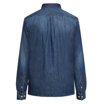 BrandonSi Denim L/S Shirts - Slate blue
