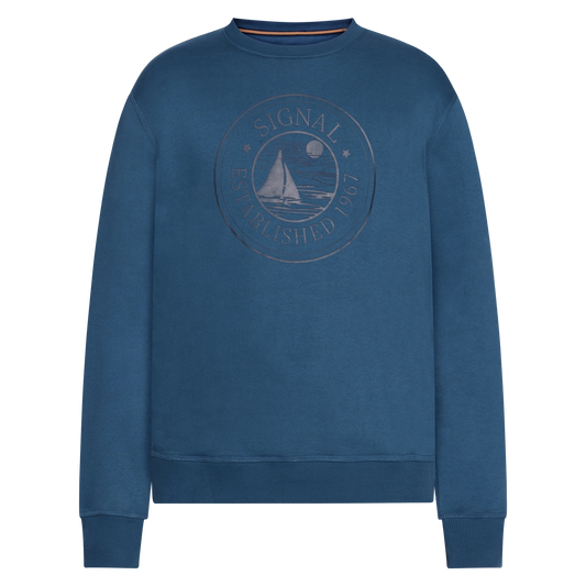 TimSi Crew Sweat Sweatshirt - Blue Largo