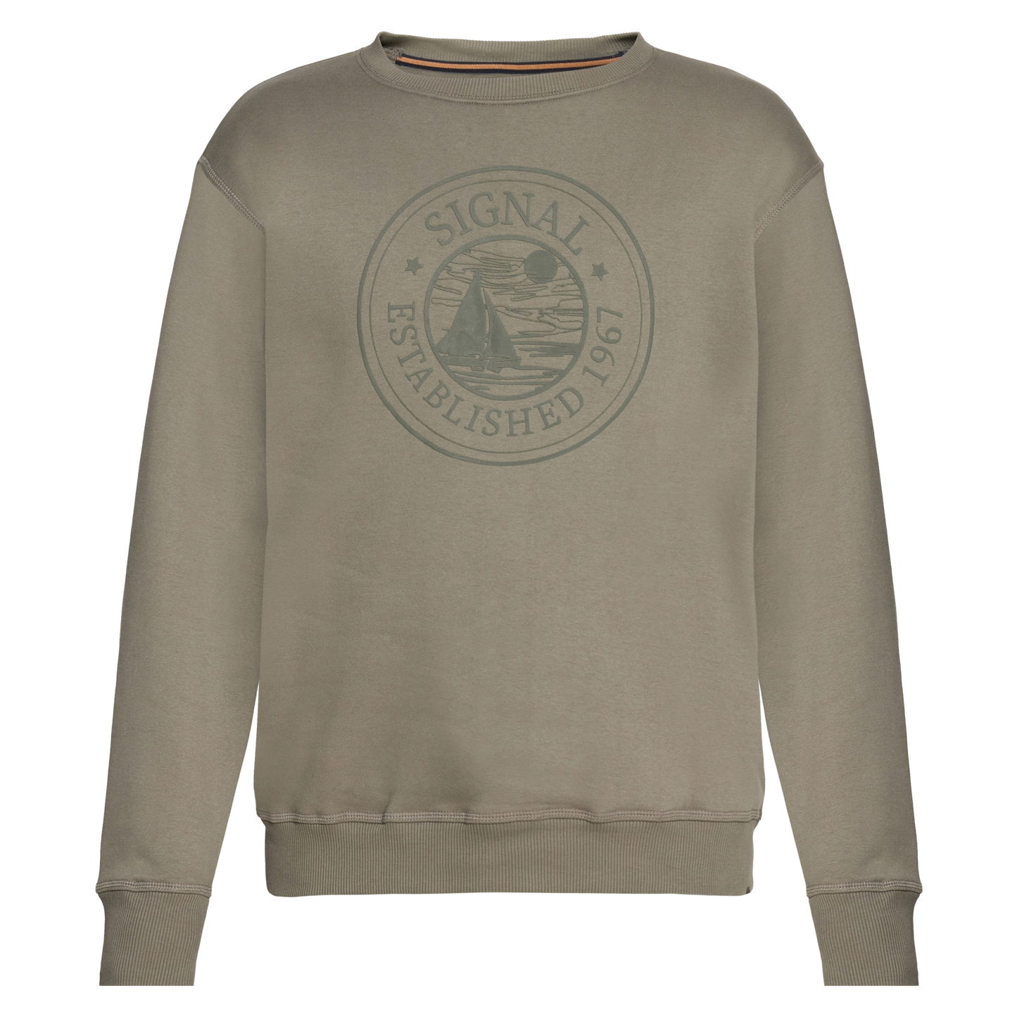 TimSi Crew Sweat Sweatshirt - Smokey Olive